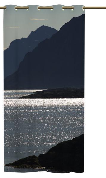 Ösenschal Fjordlicht  Ösenvorhang